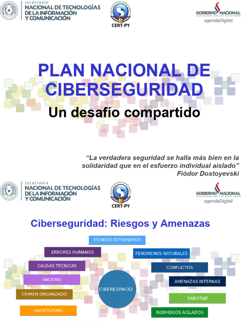 Plan Nacional de Ciberseguridad | PDF | La seguridad informática ...