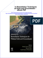 Full Download Book Advances in Remediation Techniques For Polluted Soils and Groundwater PDF