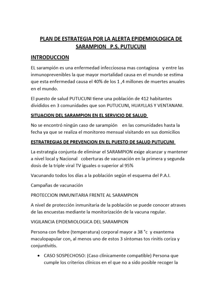 Sarampion Pdf Sarampión Medicina Clinica