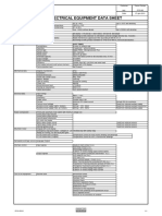 Esempio VFD Cabinet Data Sheet VFD