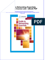 Full Download Book Guide To Networking Essentials Mindtap Course List PDF