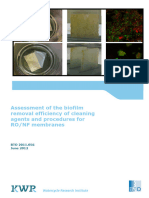 Assessment of the Biofilm Removal Efficiency of C-hydrotheek (Stowa) 450925