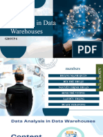 Data Analysis in Data Warehouses Group 6