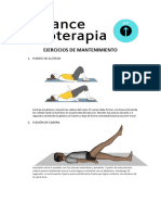 Ejercicios de Mantenimiento