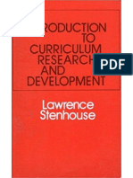 Modificado - Lawrence Stenhouse - An Introduction To Curriculum Research and Development-Heinemann Educational (1975)