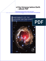 Full download book Habitability Of The Universe Before Earth Pdf pdf