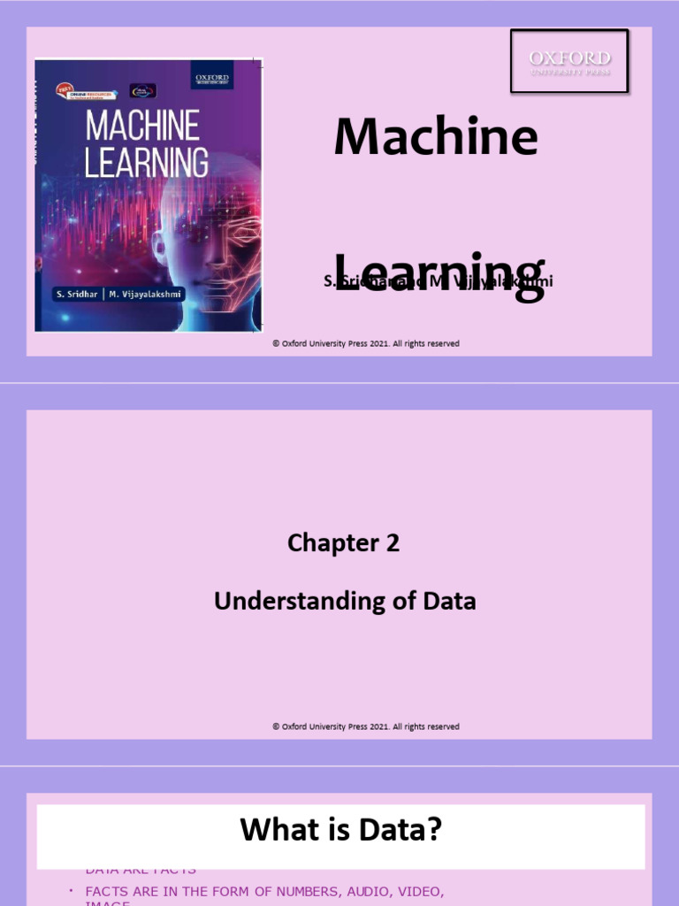 Chapter 02 Understanding of Data | PDF | Principal Component Analysis ...