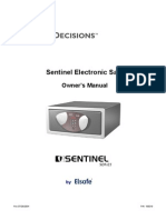 Sentinel Owners Manual