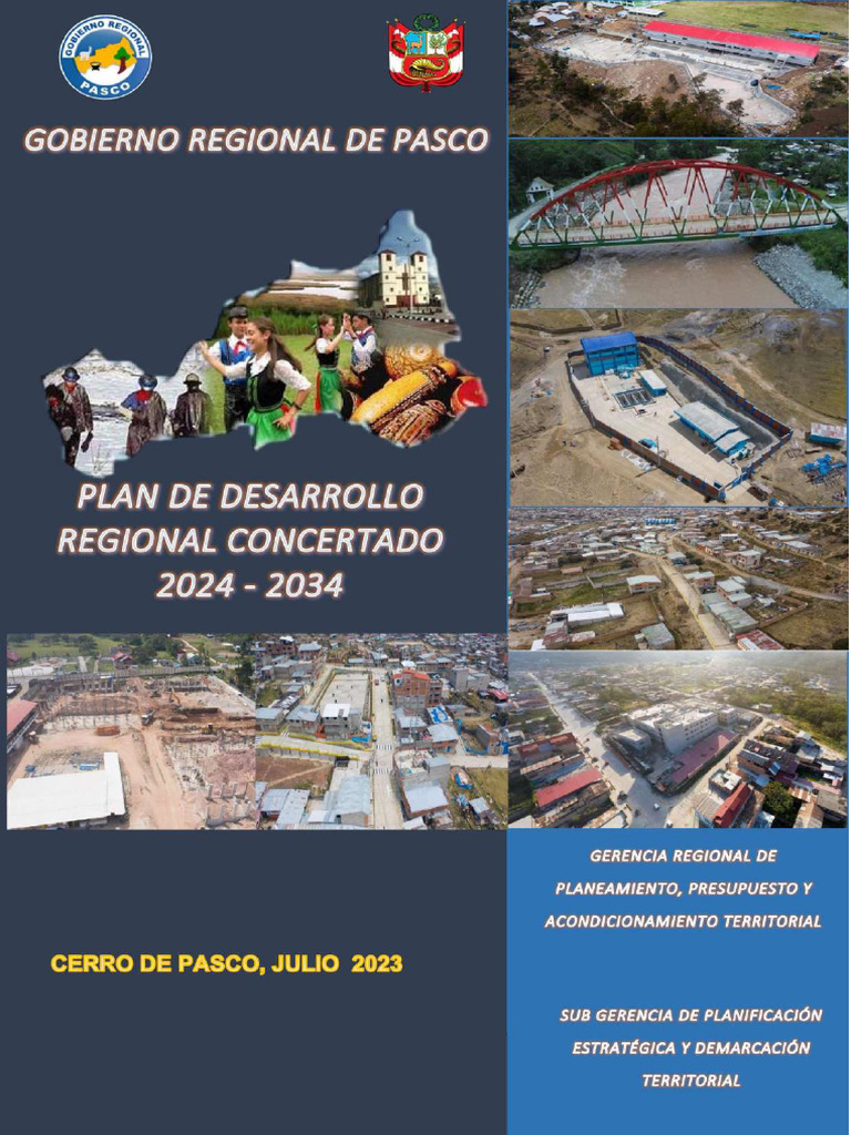 Plan de Desarrollo Regional 2024-2034 | PDF | Agua | Residuos