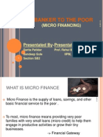 Banker To The Poor: (Micro Financing)