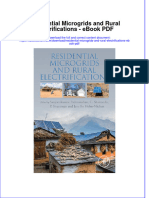 Full Download Book Residential Microgrids and Rural Electrifications PDF