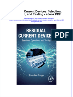 Full Download Book Residual Current Devices Selection Operation and Testing PDF