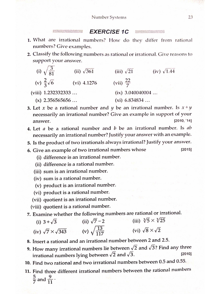 Class 9ex1c | PDF