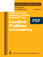 Unsolved Problems in Geometry - Unsolved Problems in Intuitive Mathematics 1 (Hallard T. Croft, Kenneth Falconer Etc.) 1991 (Z-Library)