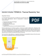RESISTIVIDAD TÉRMICA - Thermal Resistivity Test. - Laboratorio de Geotecnia Orbis