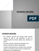 Dower (Mahr)