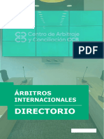 Directorio Arbitros Internacionales