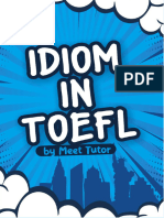 Idiom in Toefl