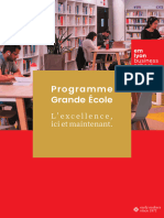 Brochure Programme Grande Ecole - Mars 2023
