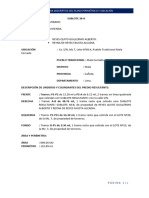 Memoria Descriptiva - Plano Perimétrico y Ubicación