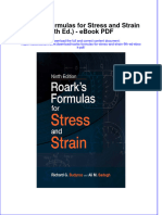 Full download book Roarks Formulas For Stress And Strain 9Th Ed Pdf pdf