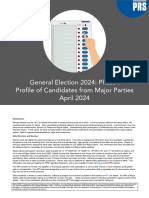 General Election 2024 Phase I Candidates