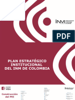 Plan Estrategico Institucional Del INm de Colombia