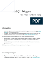 MySQL Triggers