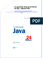 Full Download Book Sams Teach Yourself Java in 24 Hours 8Th Ed PDF
