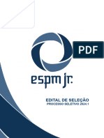 Edital Processo Seletivo 2024.1 - ESPM Jr.