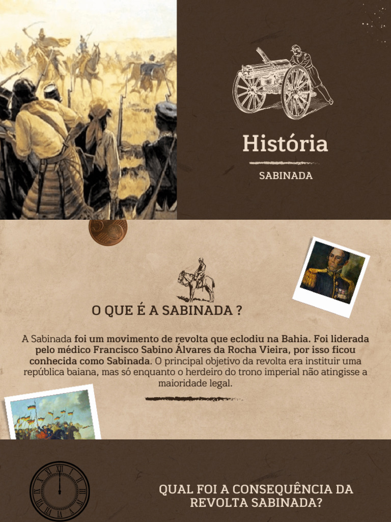 Sabinada: Revolta Baiana de 1837-1838 | PDF | Ciências Sociais | História