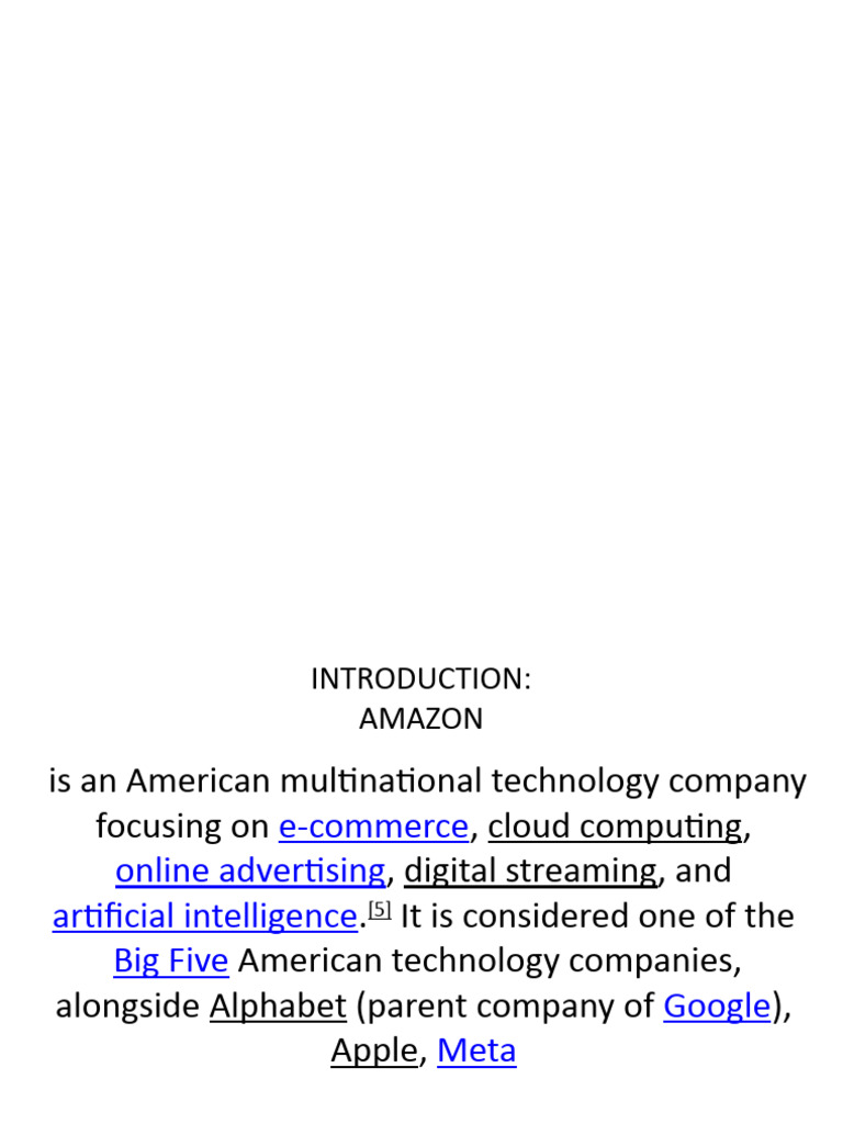 Amazon's Global Operations Overview | PDF | Business
