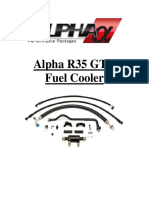 Alpha R35 GTR Fuel Cooler Installation Instructions 67