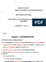 Forest Mensuration and Inventory Full PPT - Lamesa (2016)