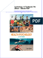 Full download book Health Psychology A Textbook 7Th Edition Pdf pdf