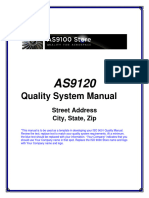 As9120 Quality Manual