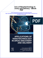 Full download book Applications Of Nanotechnology In Drug Discovery And Delivery Pdf pdf