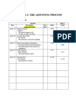 Chapter 3 The Adjusting Process Template 1