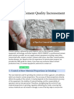 9 Tips For Cement Quality Increasement