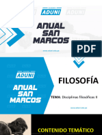 Anual San Marcos - Semana 3 - Filosofía