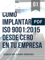 Ebook Como Implantar ISO 9001 - 2015 Desde Cero en Tu Empresa - 0