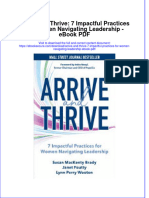 Full Download Book Arrive and Thrive 7 Impactful Practices For Women Navigating Leadership PDF