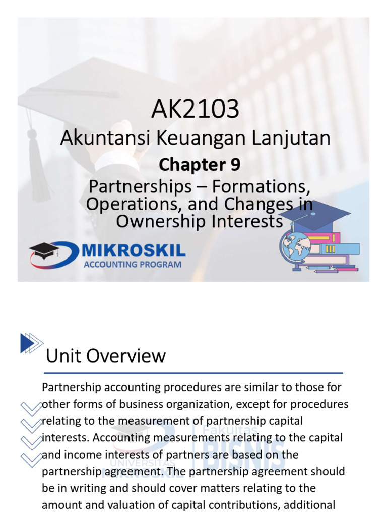 Chapter 09 Partnerships Formation Operatios And Changes In 