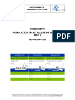 Procedimiento de Trabajo Seguro - Fabricacion Techo Taller - Ing-Pts-Esp-01-23