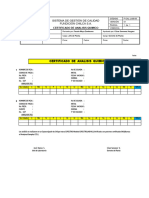 F-CAL-LAB-05 Certificado de Analisis Quimico (New) Rev X AGA