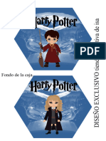 Caja Hexagonal Harry Potter