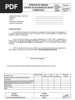 Control de Sellos de Alta Seguridad CTPAT | PDF