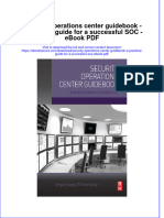 Full download book Security Operations Center Guida Practical Guide For A Successful Soc Pdf pdf