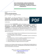 Oficio Dirigido a La Alcaldia y Ministerio de Interior