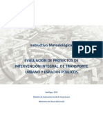 Instructivo Proyectos Integrales Transporte Urbano 2017